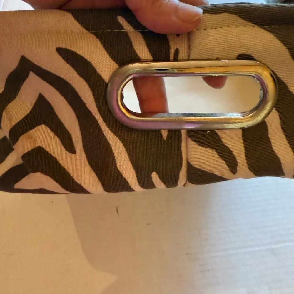 Zebra Print Storage Bin